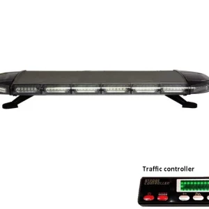 100cm LED zwaailamp - ORANJE lichtbalk - met traffic controller