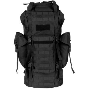 BW gevechtsrugzak “MOLLE” 65 l aluminium versterking zwart