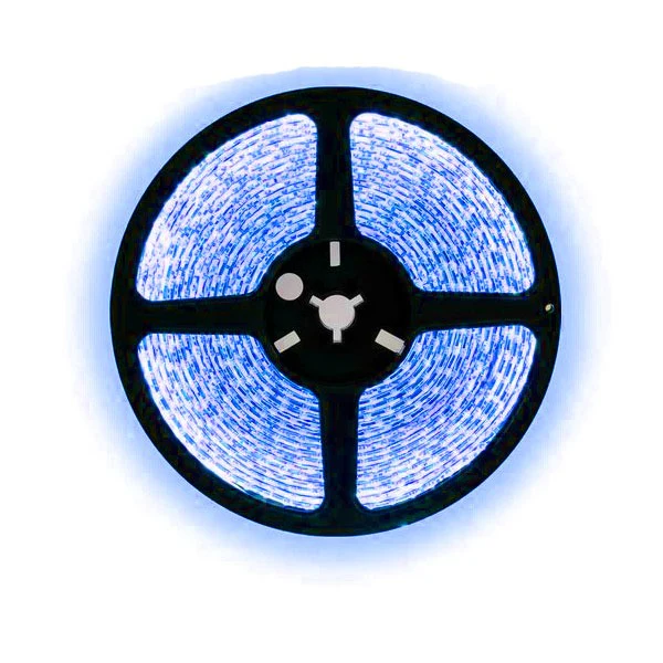 5 meter led strip blauw waterproof - IP68 - 60Leds/m - 2835 - Afbeelding 2